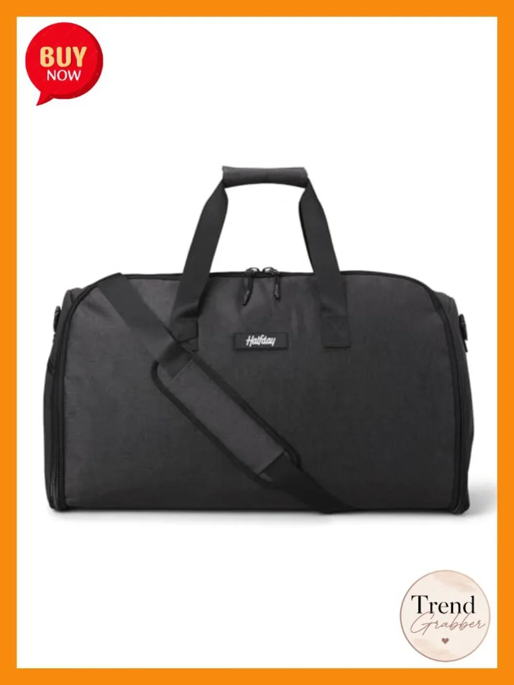 2-in-1 Convertible Garment Duffel 45L Carry On with Shoe Pockets